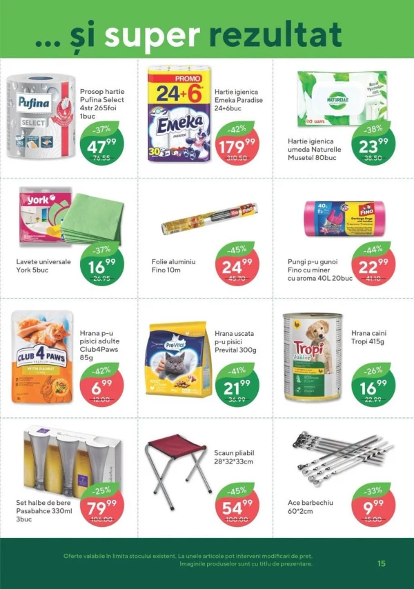 Catalog Bonus - Catalogul cu reduceri, pagina 15: reduceri și oferte 30 iulie - 12 august 2026