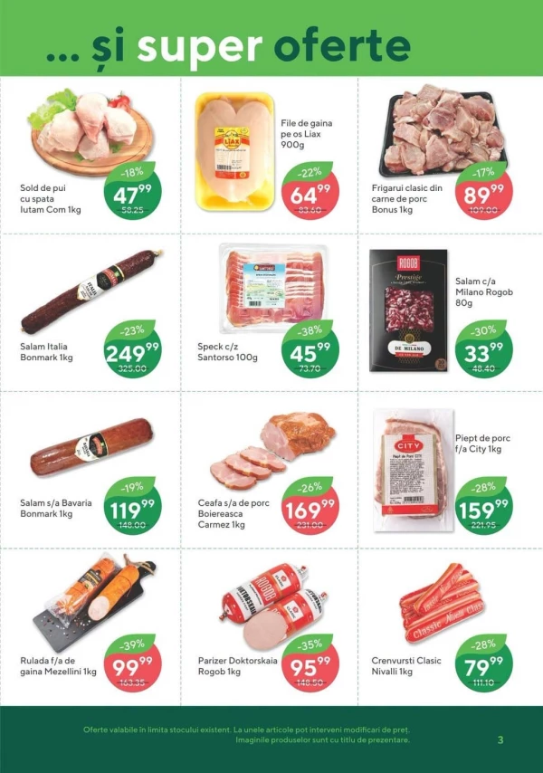 Catalog Bonus - Catalogul cu reduceri, pagina 3: reduceri și oferte 30 iulie - 12 august 2026