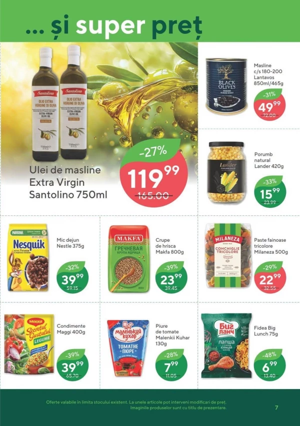 Catalog Bonus - Catalogul cu reduceri, pagina 7: reduceri și oferte 30 iulie - 12 august 2026