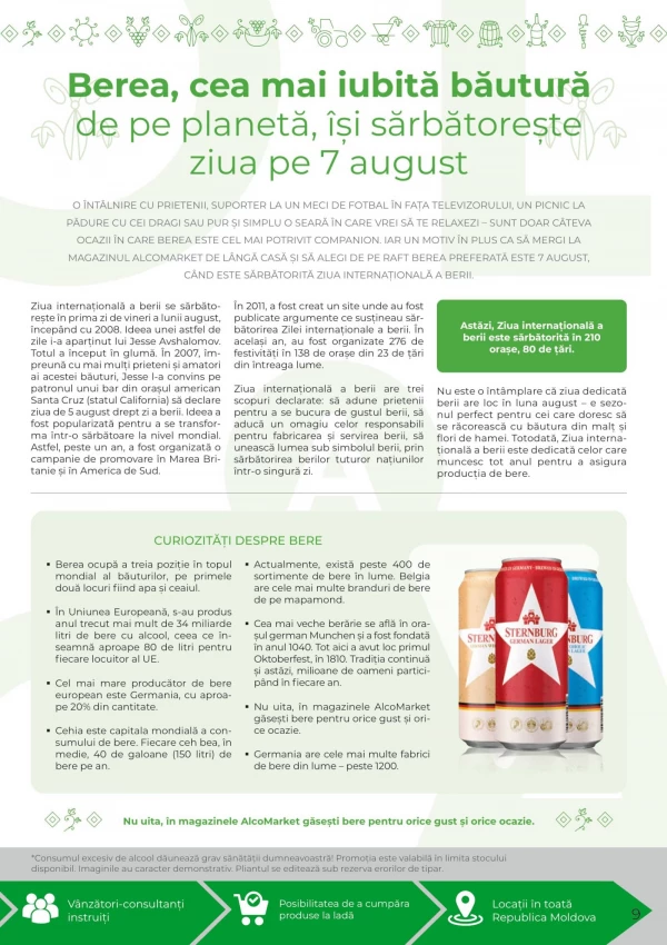 Catalog AlcoMarket - Catalogul cu reduceri, pagina 9: reduceri și oferte 30 iulie - 12 august 2026