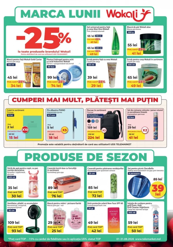 Catalog Telemarket - Catalogul cu reduceri, pagina 2: reduceri și oferte 01 - 16 august 2026