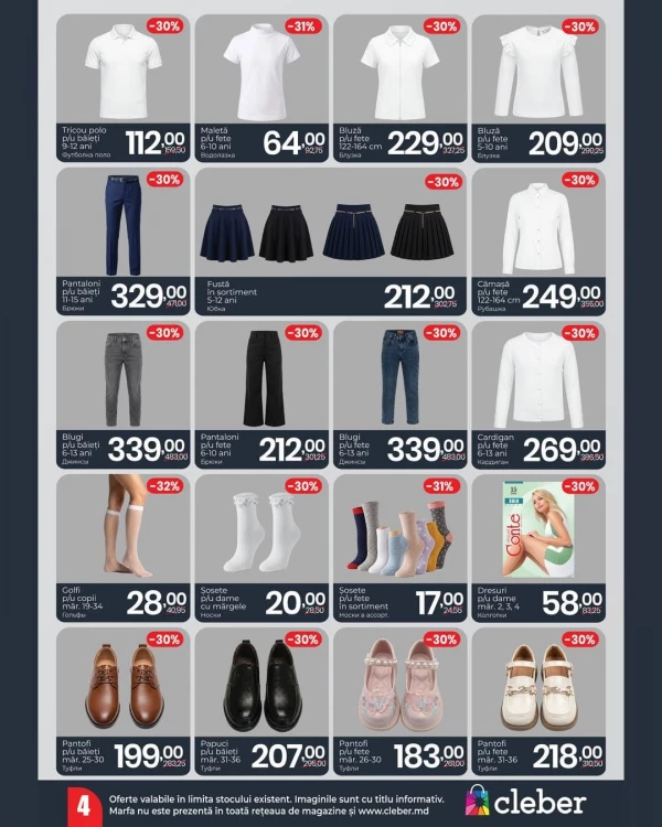 Catalog Cleber - Catalogul cu reduceri, pagina 4: reduceri și oferte 03 august - 13 septembrie 2026