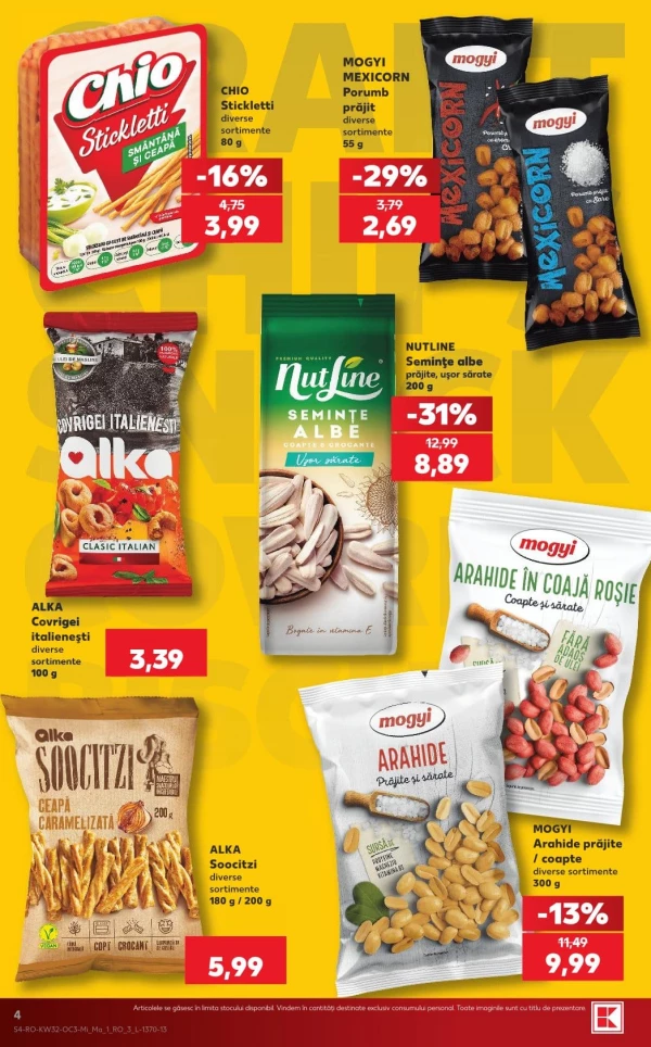Catalog Kaufland - Catalogul tematic, pagina 4: reduceri și oferte 05 - 11 august 2026