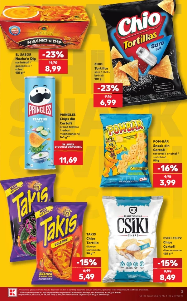 Catalog Kaufland - Catalogul tematic, pagina 3: reduceri și oferte 05 - 11 august 2026
