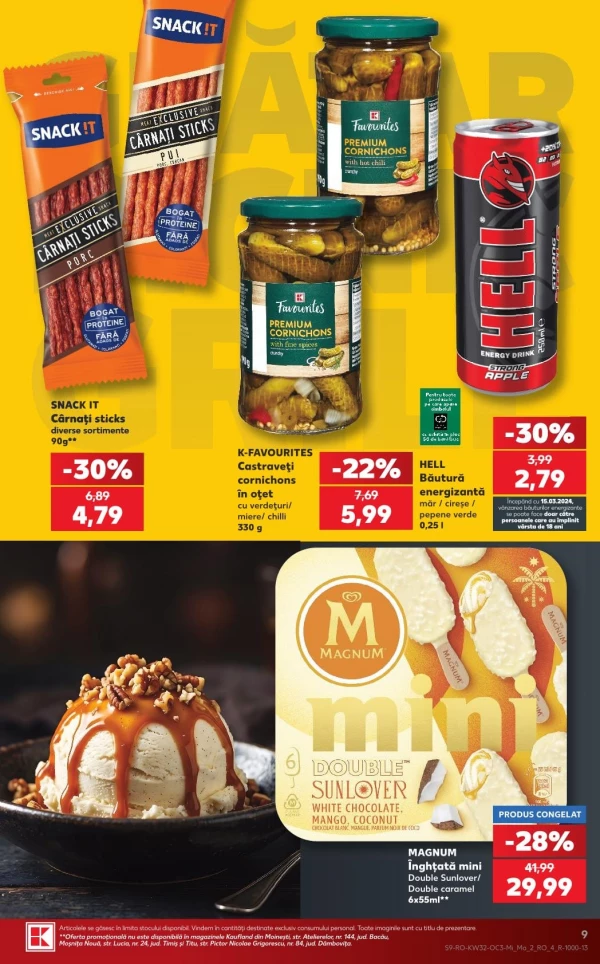 Catalog Kaufland - Catalogul tematic, pagina 9: reduceri și oferte 05 - 11 august 2026