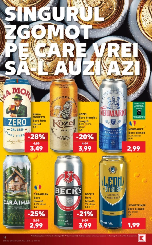 Catalog Kaufland - Catalogul tematic, pagina 14: reduceri și oferte 05 - 11 august 2026