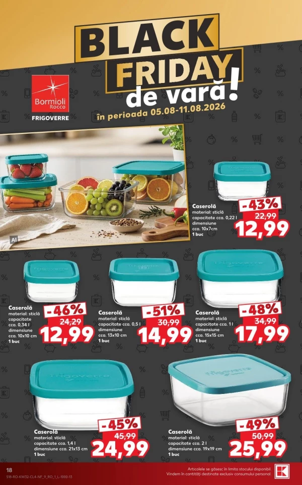 Catalog Kaufland - Catalogul cu reduceri NonFood, pagina 18: reduceri și oferte 05 - 11 august 2026