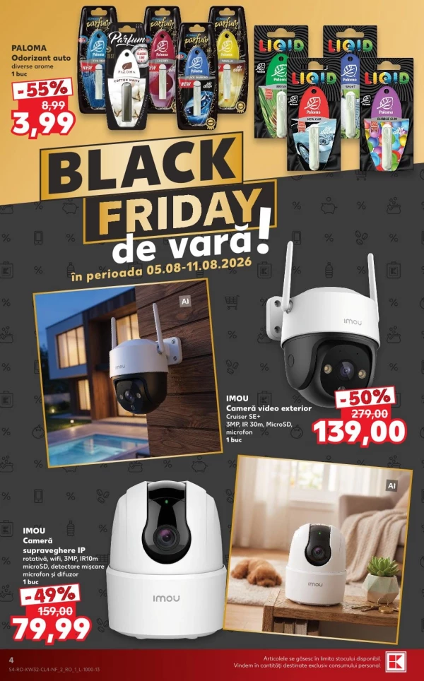 Catalog Kaufland - Catalogul cu reduceri NonFood, pagina 4: reduceri și oferte 05 - 11 august 2026