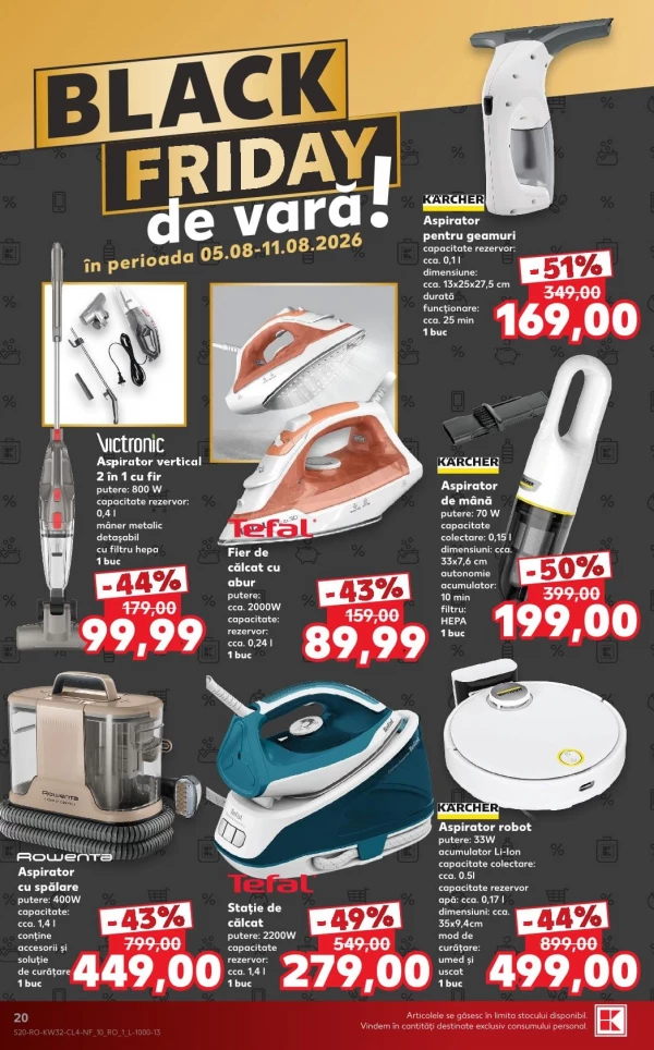 Catalog Kaufland - Catalogul cu reduceri NonFood, pagina 20: reduceri și oferte 05 - 11 august 2026