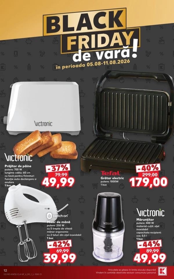 Catalog Kaufland - Catalogul cu reduceri NonFood, pagina 12: reduceri și oferte 05 - 11 august 2026