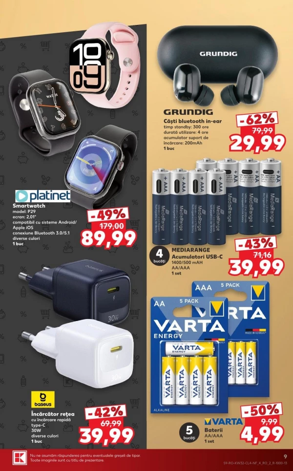 Catalog Kaufland - Catalogul cu reduceri NonFood, pagina 9: reduceri și oferte 05 - 11 august 2026