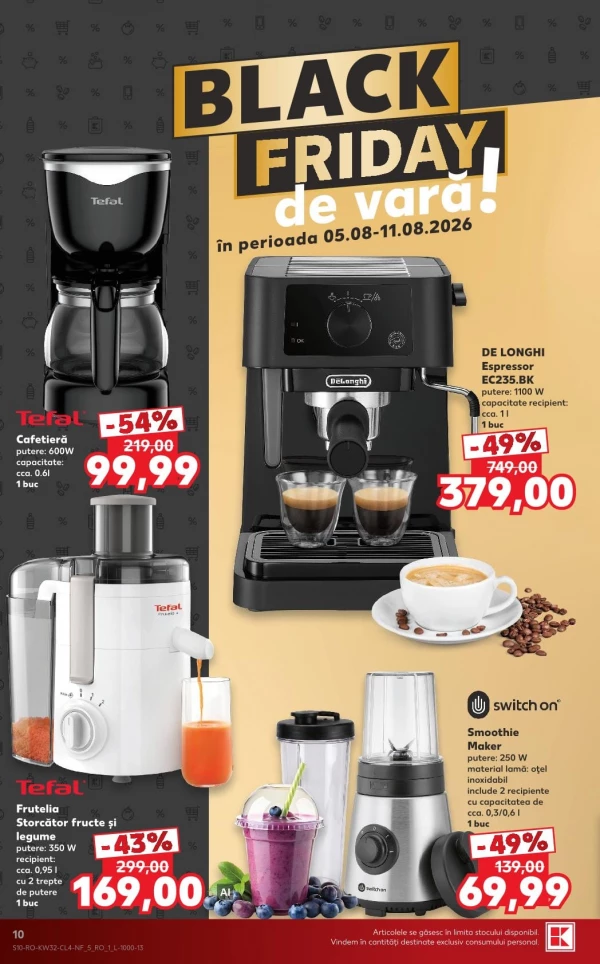 Catalog Kaufland - Catalogul cu reduceri NonFood, pagina 10: reduceri și oferte 05 - 11 august 2026
