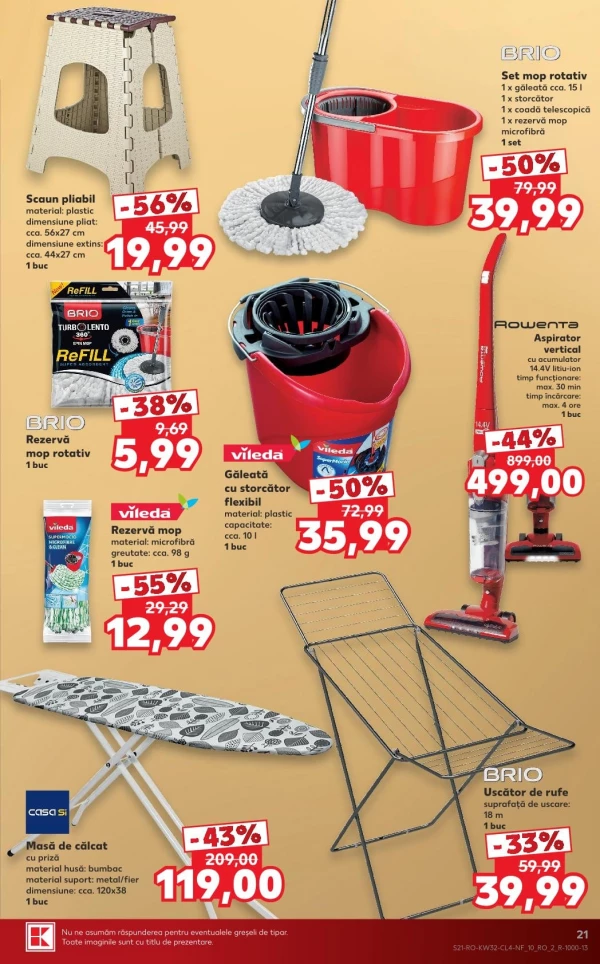 Catalog Kaufland - Catalogul cu reduceri NonFood, pagina 21: reduceri și oferte 05 - 11 august 2026