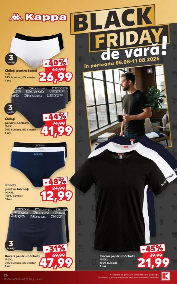 Catalog Kaufland - Catalogul cu reduceri NonFood, pagina 26: reduceri și oferte 05 - 11 august 2026