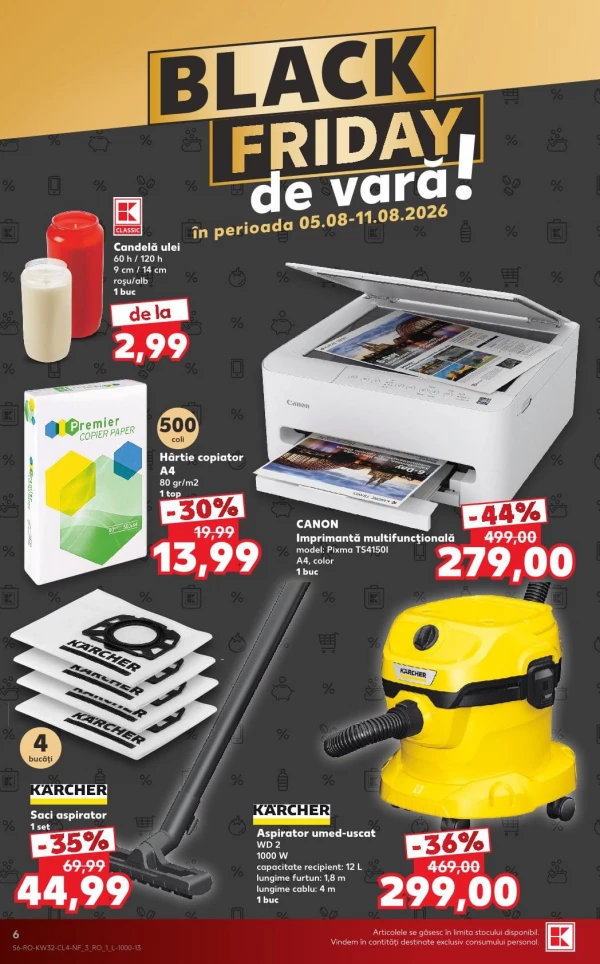 Catalog Kaufland - Catalogul cu reduceri NonFood, pagina 6: reduceri și oferte 05 - 11 august 2026