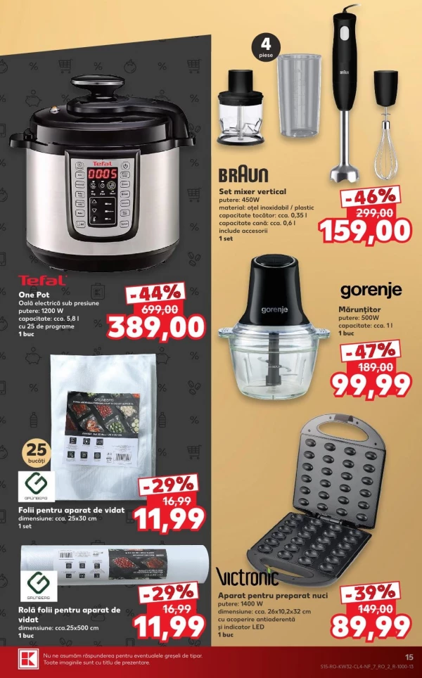 Catalog Kaufland - Catalogul cu reduceri NonFood, pagina 15: reduceri și oferte 05 - 11 august 2026