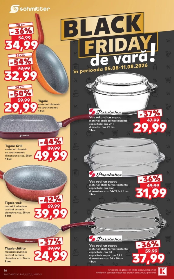 Catalog Kaufland - Catalogul cu reduceri NonFood, pagina 16: reduceri și oferte 05 - 11 august 2026