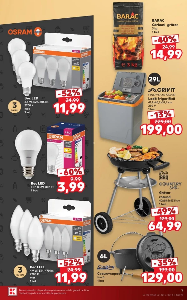 Catalog Kaufland - Catalogul cu reduceri NonFood, pagina 7: reduceri și oferte 05 - 11 august 2026