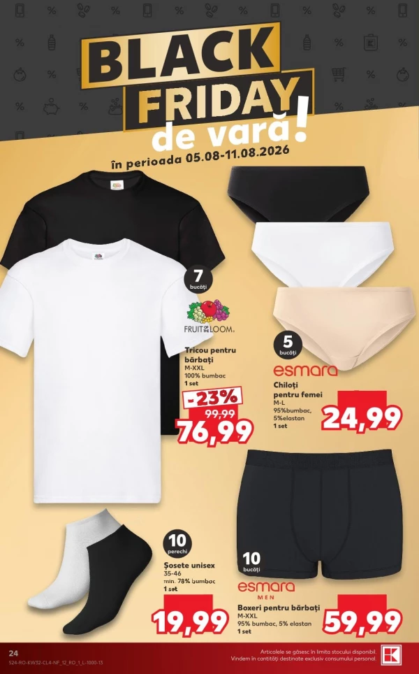 Catalog Kaufland - Catalogul cu reduceri NonFood, pagina 24: reduceri și oferte 05 - 11 august 2026