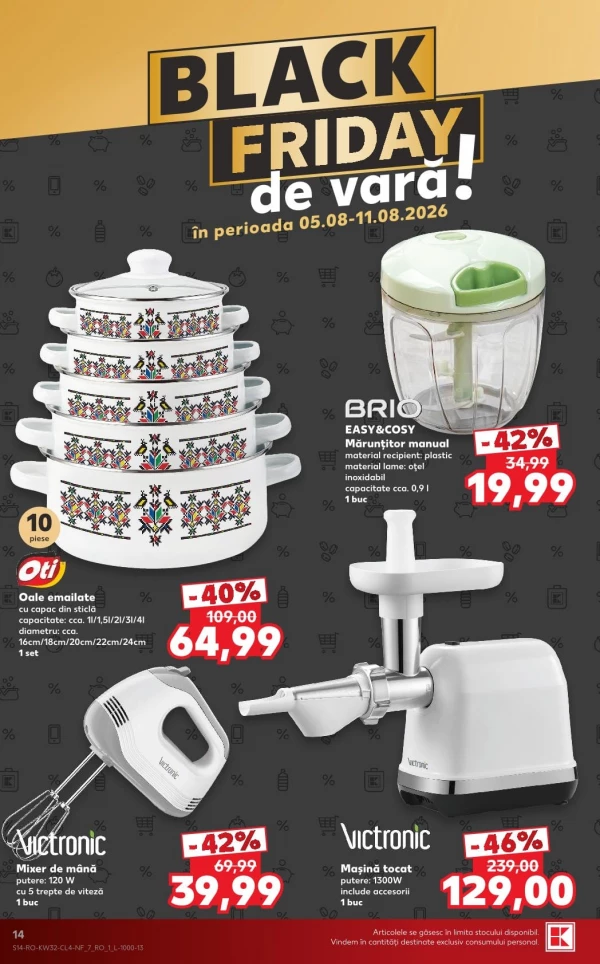 Catalog Kaufland - Catalogul cu reduceri NonFood, pagina 14: reduceri și oferte 05 - 11 august 2026
