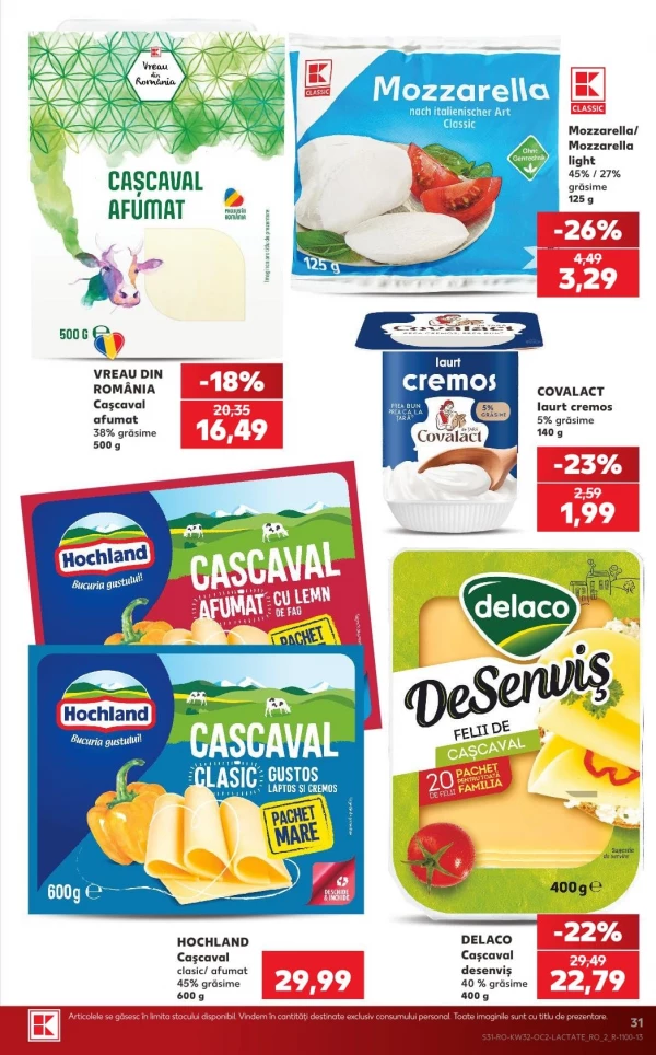 Catalog Kaufland - Catalogul cu reduceri, pagina 31: reduceri și oferte 05 - 11 august 2026