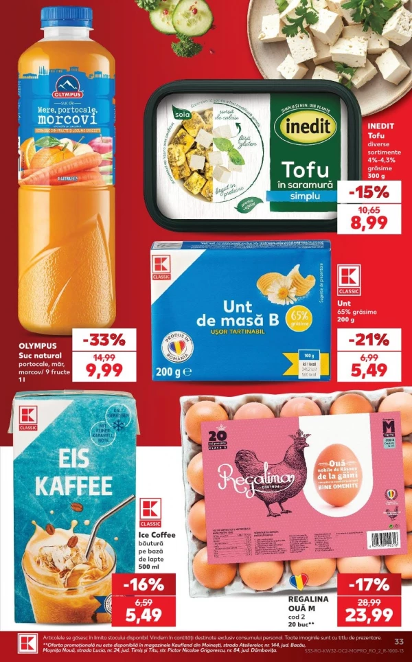 Catalog Kaufland - Catalogul cu reduceri, pagina 33: reduceri și oferte 05 - 11 august 2026