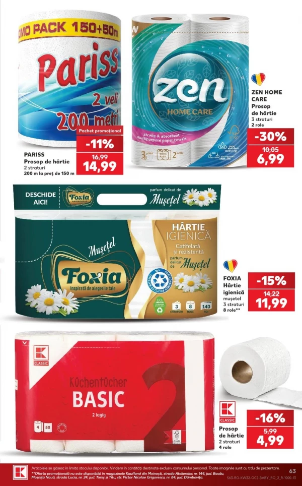 Catalog Kaufland - Catalogul cu reduceri, pagina 63: reduceri și oferte 05 - 11 august 2026
