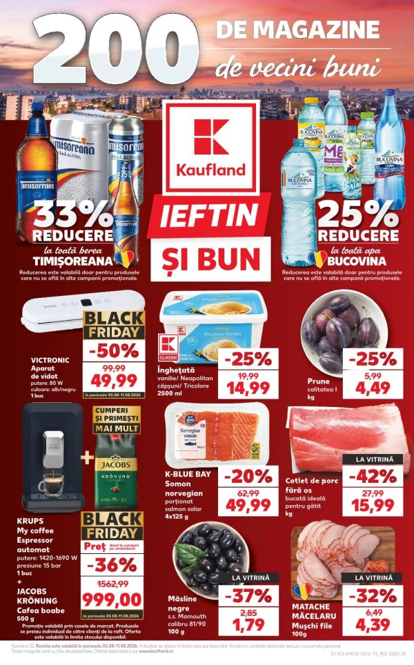 Catalog Kaufland - Catalogul cu reduceri, pagina 1: reduceri și oferte 05 - 11 august 2026