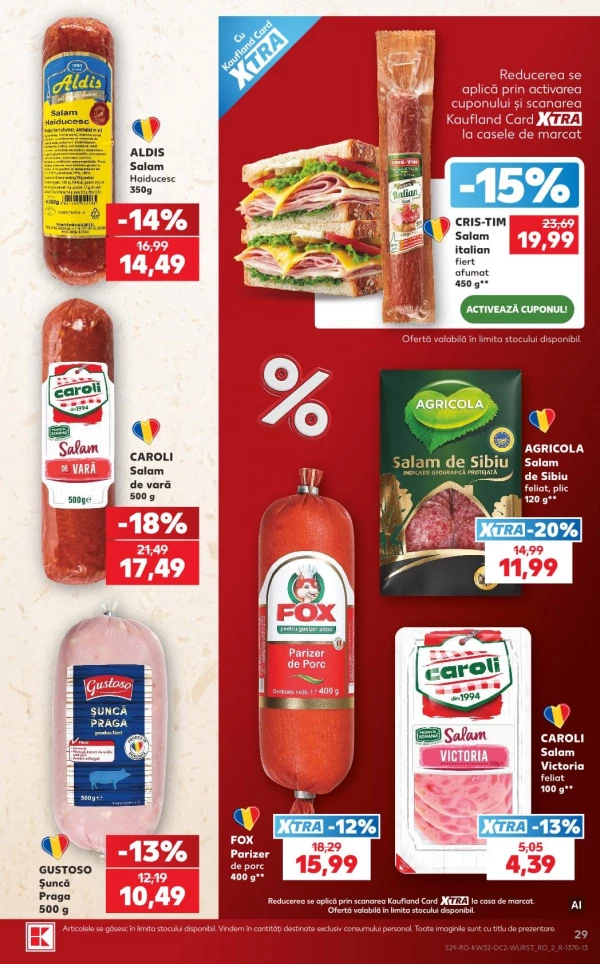 Catalog Kaufland - Catalogul cu reduceri, pagina 29: reduceri și oferte 05 - 11 august 2026