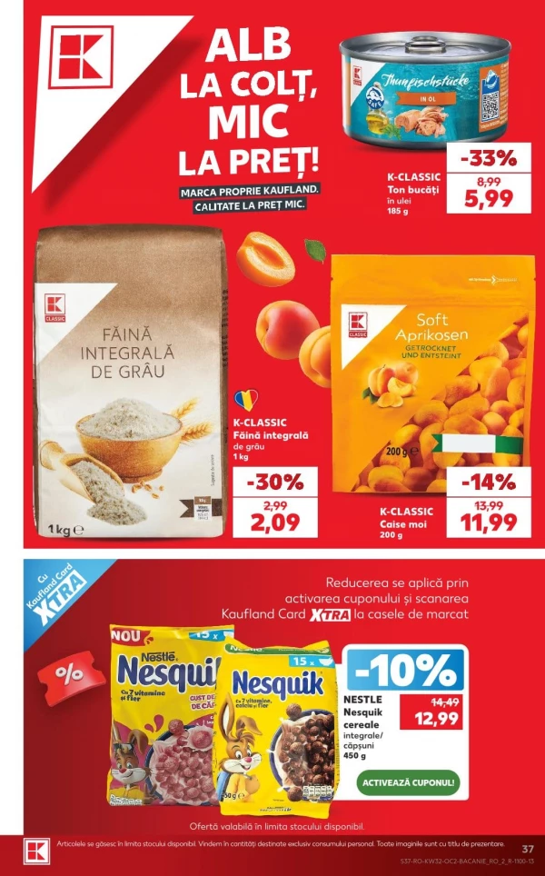 Catalog Kaufland - Catalogul cu reduceri, pagina 37: reduceri și oferte 05 - 11 august 2026
