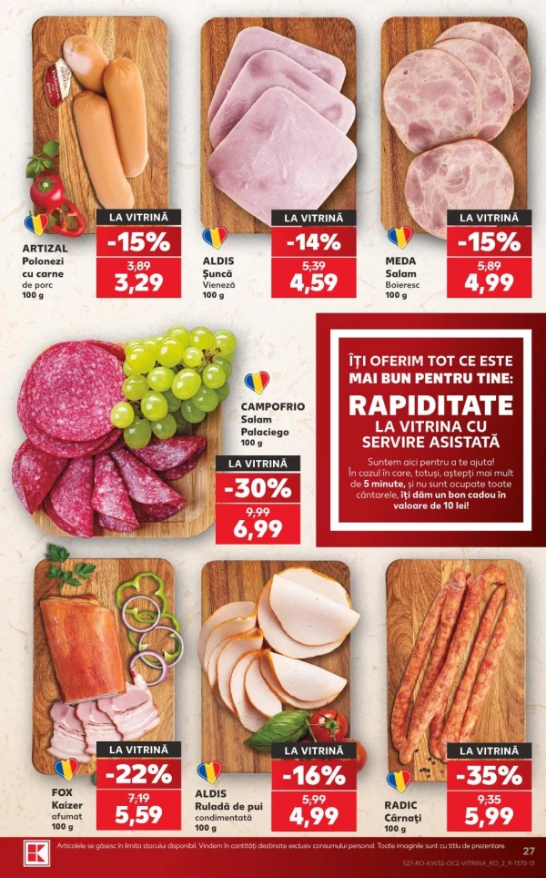 Catalog Kaufland - Catalogul cu reduceri, pagina 27: reduceri și oferte 05 - 11 august 2026