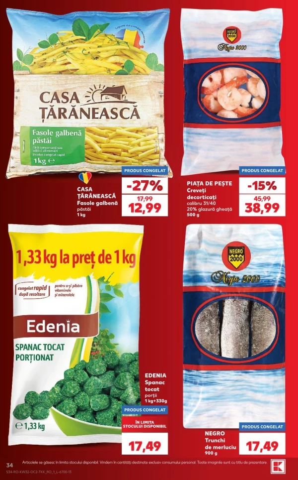 Catalog Kaufland - Catalogul cu reduceri, pagina 34: reduceri și oferte 05 - 11 august 2026