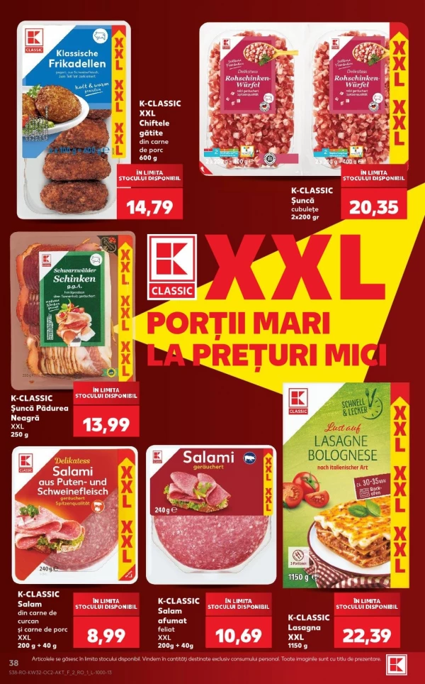 Catalog Kaufland - Catalogul cu reduceri, pagina 38: reduceri și oferte 05 - 11 august 2026
