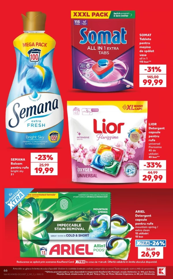 Catalog Kaufland - Catalogul cu reduceri, pagina 66: reduceri și oferte 05 - 11 august 2026