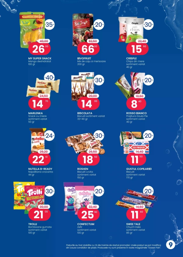 Catalog Ocean Fish - Catalogul cu reduceri, pagina 9: reduceri și oferte 03 - 31 august 2026