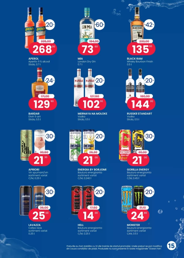 Catalog Ocean Fish - Catalogul cu reduceri, pagina 15: reduceri și oferte 03 - 31 august 2026