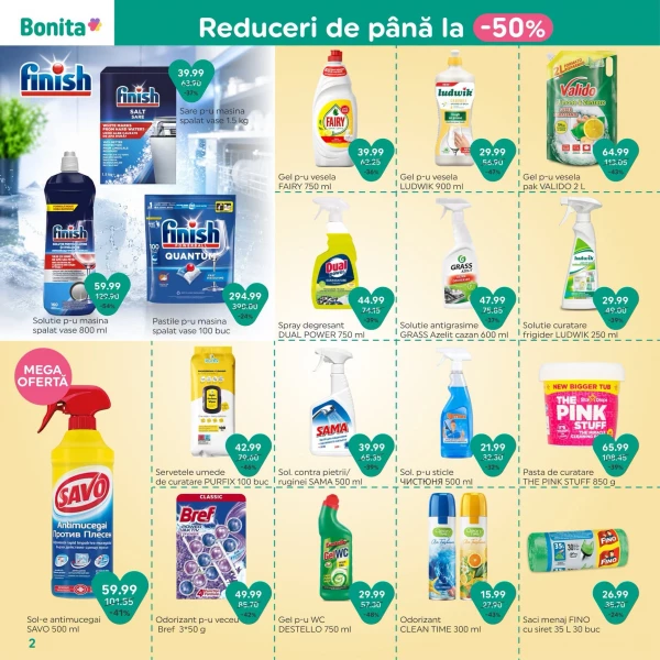 Catalog Bonita - Catalogul cu reduceri, pagina 2: reduceri și oferte 01 - 31 august 2026