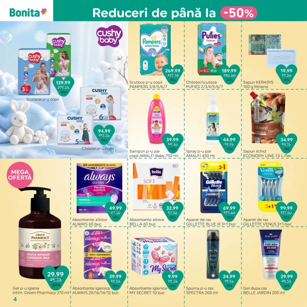 Catalog Bonita - Catalogul cu reduceri, pagina 4: reduceri și oferte 01 - 31 august 2026