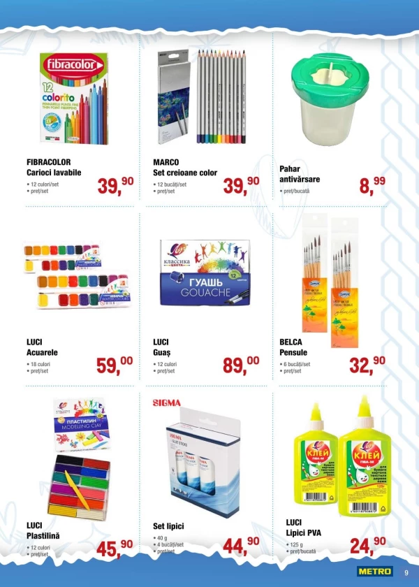 Catalog Metro - Catalog Special - Școală, pagina 9: reduceri și oferte 06 august - 02 septembrie 2026