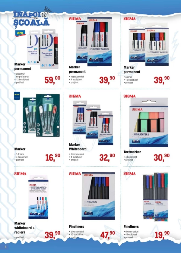 Catalog Metro - Catalog Special - Școală, pagina 8: reduceri și oferte 06 august - 02 septembrie 2026