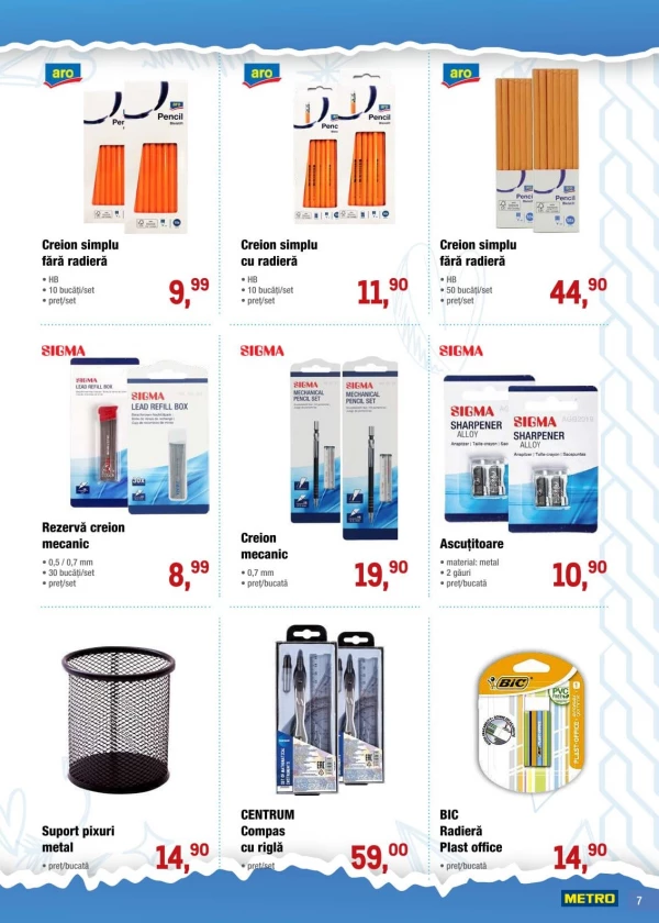 Catalog Metro - Catalog Special - Școală, pagina 7: reduceri și oferte 06 august - 02 septembrie 2026