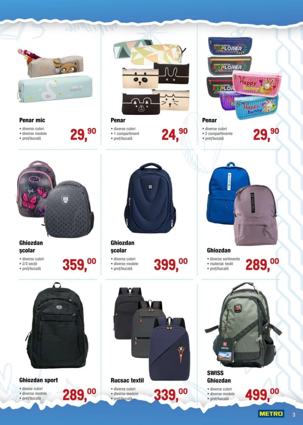 Catalog Metro - Catalog Special - Școală, pagina 3: reduceri și oferte 06 august - 02 septembrie 2026