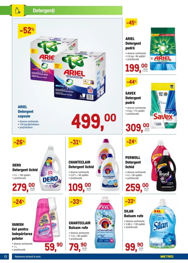 Catalog Metro - Catalogul cu reduceri, pagina 12: reduceri și oferte 06 - 19 august 2026