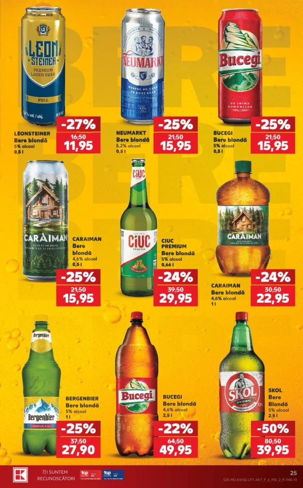 Catalog Kaufland - Catalogul cu reduceri, pagina 25: reduceri și oferte 06 - 12 august 2026