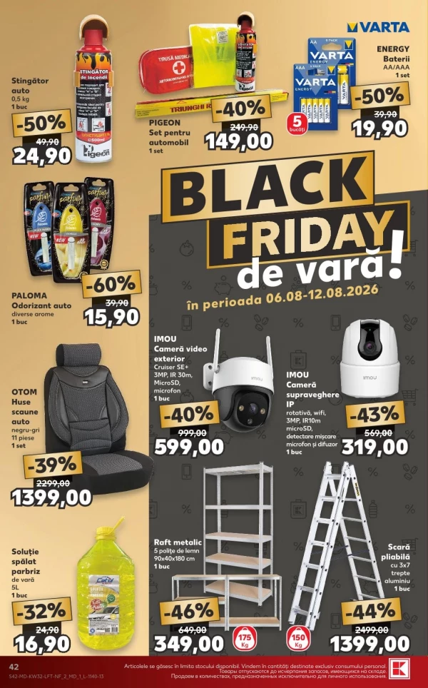 Catalog Kaufland - Catalogul cu reduceri, pagina 42: reduceri și oferte 06 - 12 august 2026