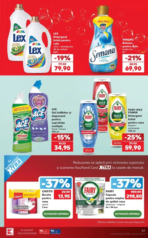 Catalog Kaufland - Catalogul cu reduceri, pagina 37: reduceri și oferte 06 - 12 august 2026
