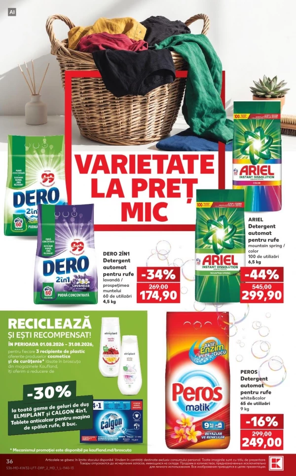 Catalog Kaufland - Catalogul cu reduceri, pagina 36: reduceri și oferte 06 - 12 august 2026