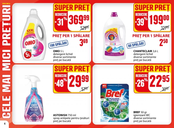 Catalog Zoluşca - Catalogul cu reduceri, pagina 4: reduceri și oferte 10 august - 13 septembrie 2026
