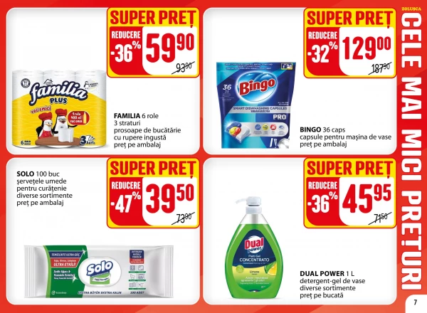 Catalog Zoluşca - Catalogul cu reduceri, pagina 7: reduceri și oferte 10 august - 13 septembrie 2026