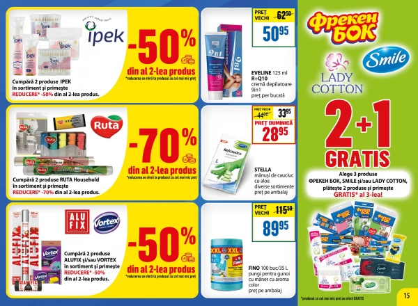 Catalog Zoluşca - Catalogul cu reduceri, pagina 15: reduceri și oferte 10 august - 13 septembrie 2026